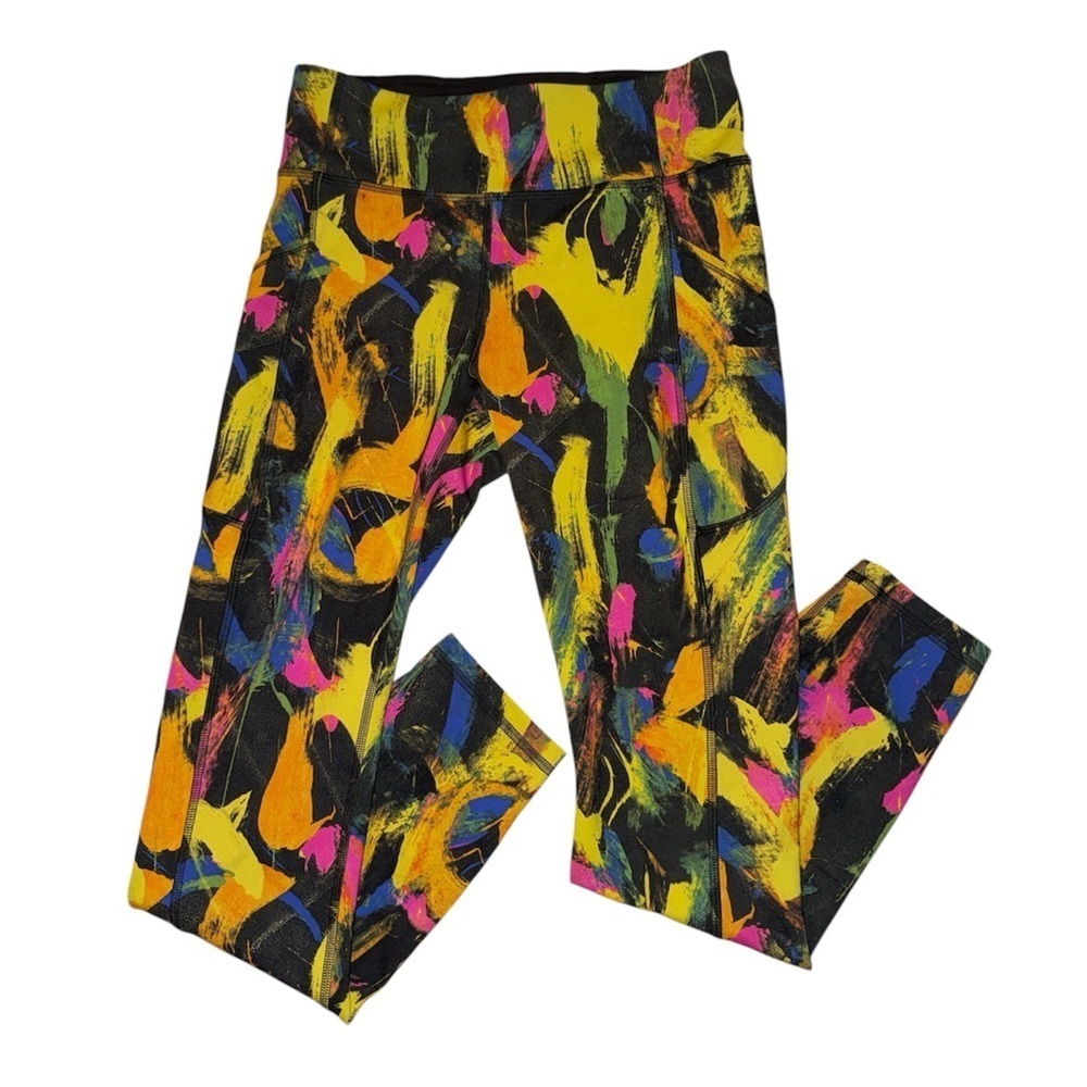 Lululemon Wunder Train High-Rise Crop 23" in Undertone Black Multi women’s 6 - Picture 5 of 9